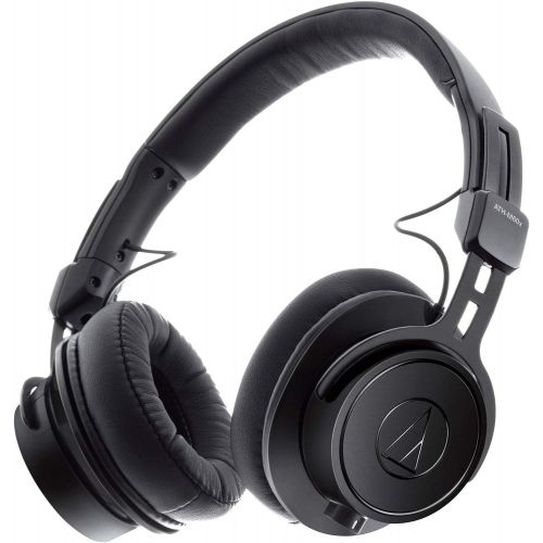오디오테크니카 Audio-Technica ATH-M60x Closed-Back Monitor Headphones (Black) + On-Stage Pro Headphone Amplifier + On Stage MY570 Clamp-On Accessory Holder + Extension Cable