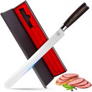 imarku Slicing Carving Knife - 12 inch German Stainless Steel Ultra Sharp Brisket Knife - Best Choice for Cutting Meats, Ham, Roasts, Vegetables, Fruit and Cake