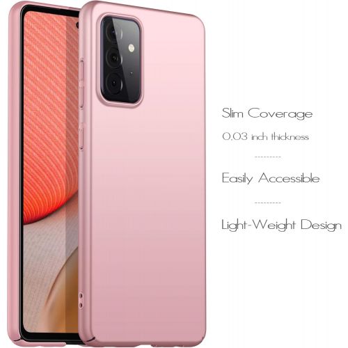  Anccer Compatible with Samsung Galaxy A52 5G Case (2021), Galaxy A52S 5G Case (2021)? [Colorful Series] [Ultra-Thin] [Anti-Drop] Premium Material Slim Full Protective Cover (Pink)