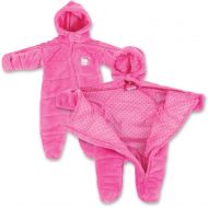 Dreamwave Infant Girl EZ Off Full Zip Hooded Warm Jacket - Great for Sleeping Children