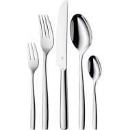 WMF Palma cutlery set 6 people, 30 pieces, monobloc knife, Cromargan stainless steel polished, glossy, dishwasher safe