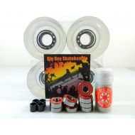 Unknown BIG BOY Longboard Cruiser Skateboard High Rebound Wheels + ABEC-7 Speed Bearings Clear