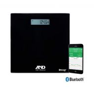 A&D Medical Wireless Connected Weight Scale, Black (UC-352BLE)