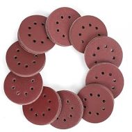 NikoToyo 5 Inch 8 Holes Hook and Loop Sanding Discs,Assorted Round Sandpaper with Adhesive Backing for Random Orbital Sander,Woodworking,Sand Paper 150pcs(60 80 100 120 150 180 240 320 400 600 Girts)