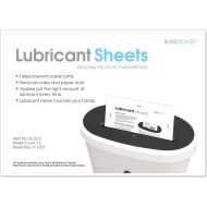 Shredcare Paper Shredder Lubricant Sheets SCLS12 (Pack of 12) 8.5 x 6