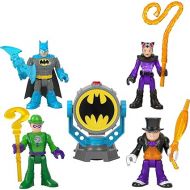 Fisher-Price Imaginext DC Super Friends Batman Toys Bat-Tech Bat-Signal Multipack with 4 Figures & Accessories for Pretend Play Ages 3+ Years