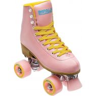 Impala Rollerskates Girls Impala Quad Skate (Big Kid/Adult) Pink/Yellow 7 (US Mens 5, Womens 7) M