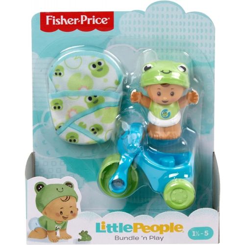  Fisher-Price Little People Bundle n Play, Baby Figure and Gear Set