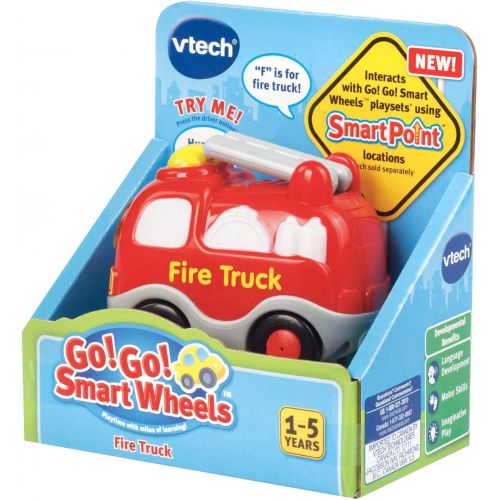 브이텍 VTech Go! Go! Smart Wheels Fire Truck, Multicolor