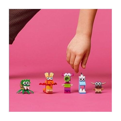  LEGO Classic Creative Monsters 11017 Building Toy Set, Includes 5 Monster Toy Mini Build Ideas to Inspire Creative Play for Kids Ages 4 and Up, Fun Gift for Halloween