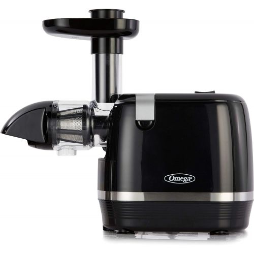 Omega H3000D Cold Press 365 Juicer Slow Masticating Extractor Creates Delicious Fruit Vegetable and Leafy Green High Juice Yield and Preserves Nutritional Value, 150-Watt, Black