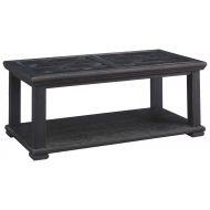 Signature Design by Ashley Ashley Furniture Signature Design - Tyler Creek Casual Rectangular Cocktail Table - Black