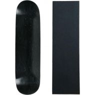 Moose Skateboard Deck Pro 7-Ply Canadian Maple Stained Black with Griptape