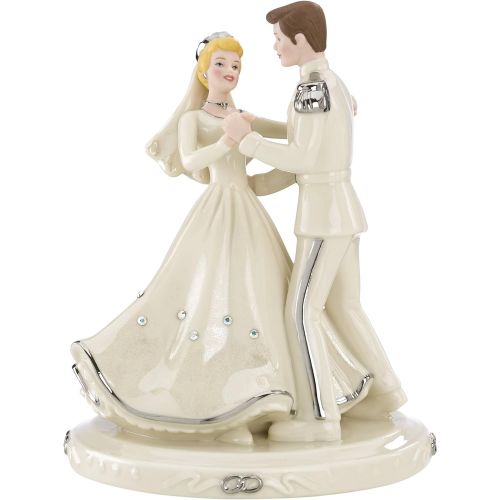 레녹스 Lenox Classics Disneys Cinderella & Prince Platinum Cake Topper