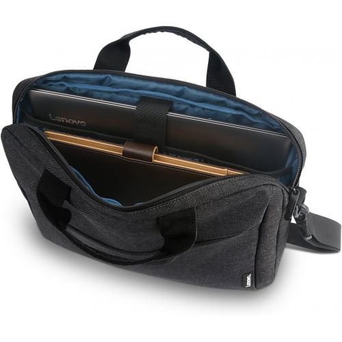 레노버 [아마존베스트]Lenovo Laptop Shoulder Bag T210, 15.6-Inch Laptop or Tablet, Sleek, Durable and Water-Repellent Fabric, Lightweight Toploader, Business Casual or School, GX40Q17229, Black
