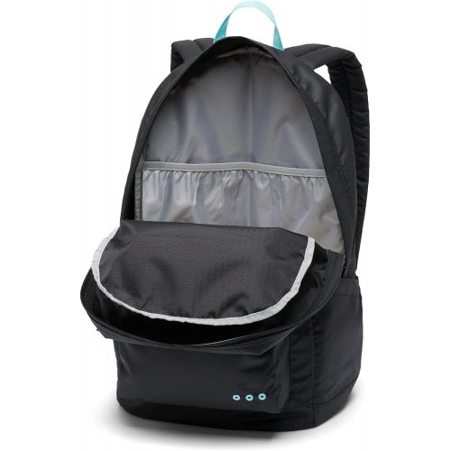 컬럼비아 Columbia Unisex PFG Zigzag 22L Backpack, Black/Gulf Stream, One Size