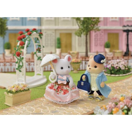  Visit the Calico Critters Store Calico Critters Fashion Playset, Town Girl Series - Sugar Sweet Collection