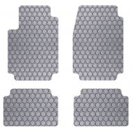 Intro-Tech Automotive Intro-Tech FO-517-RT-G Hexomat Front and Second Row 4 pc. Custom Fit Auto Floor Mats for Select Ford Escape Models - Rubber-Like Compound, Compound, Gray
