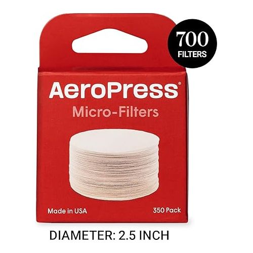  AeroPress Replacement Filter Pack - Microfilters For AeroPress Coffee And Espresso-Style Coffee Maker - 2 Pack (700 count)
