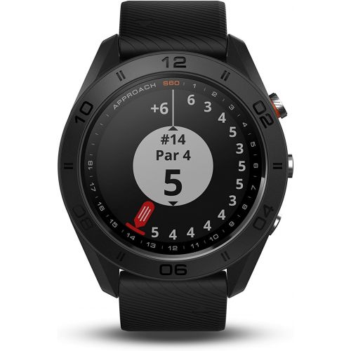 가민 [아마존베스트]Garmin Approach S60, Premium GPS Golf Watch with Touchscreen Display and Full Color CourseView Mapping, Black w/ Silicone Band