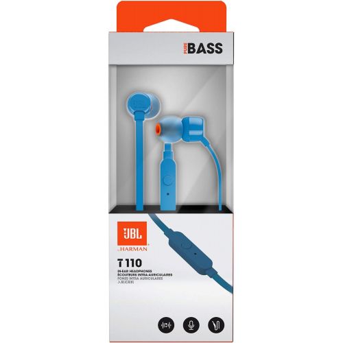 제이비엘 [아마존베스트]JBL T110 In-Ear Headphones with Control and Microphone