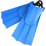 Not application No application Swimming Fins TPR Snorkeling Foot Flippers Comfortable Portable Adjustable Diving Fins for Adult Beginner Swimming, Blue