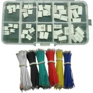 100pcs 10cm Wires with 25 Sets JST PH2.0 2.0mm Pitch Connectors Kit Plug Header 2 Pin to 6 Pin