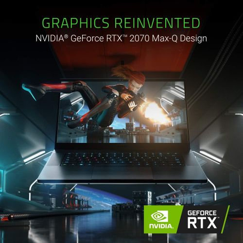 레이저 Razer Blade 15 Gaming Laptop 2019: Intel Core i7-9750H 6 Core, NVIDIA RTX 2070 Max-Q, 15.6 FHD 240Hz, 16GB RAM, 512GB, Optical Key Switches, CNC Aluminum, Chroma RGB Lighting, Thun