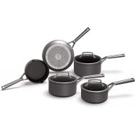Ninja Foodi ZEROSTICK 5-Piece Pan Set, [C35000UK]Hard Anodised Aluminium, Non-Stick, Induction Compatible, Dishwasher Safe
