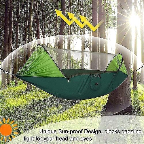  BD001- AYAMAYA Big Pop Up Tent and Double Hammock with Mosquito Net
