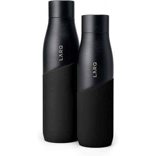  [무료배송]LARQ Lightweight Self-Cleaning and Non-Insulated Stainless Steel Water Bottle with UV Water Purifier, 24oz