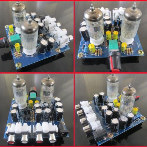  [아마존베스트]TOPINCN 6J1 Vacuum Electron Tube Valve Preamp Amplifier Board Headphone Amp Parts Preamplifier Musical Fidelity Kit AC12V 0.8A
