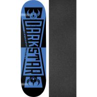 Warehouse Skateboards Darkstar Skateboards Divide Blue Skateboard Deck - 8.25 x 31.5 with Mob Grip Perforated Black Griptape - Bundle of 2 Items