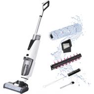 Merax Upright Vacuum Cleaner, Cordless Vacuum Cleaner for Carpet and Hard Floor, Pet Hair, Wet Dry Cleaning, 5000mAh, HEPA Filter, Swivel Steering, Bagless
