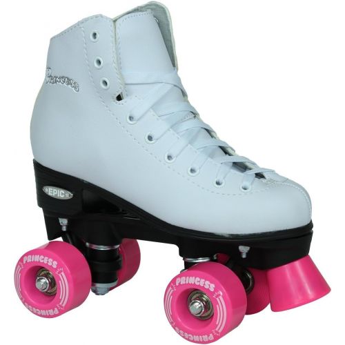  Epic Skates Pink Princess Girls Quad Roller Skates