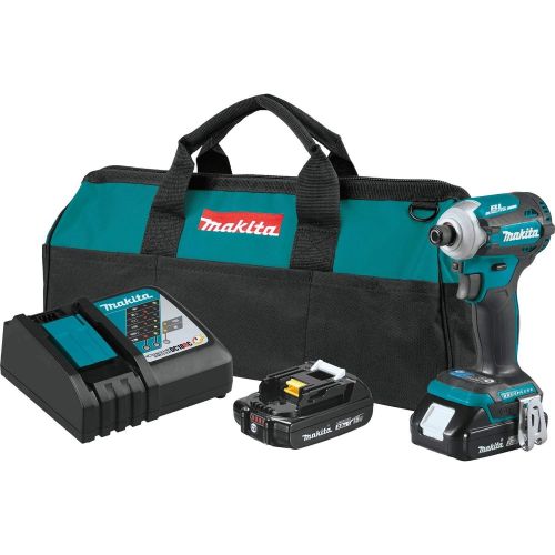  Makita XDT16R 18V LXT Lithium-Ion Compact Brushless Cordless Quick-Shift Mode 4-Speed Impact Driver Kit (2.0Ah)