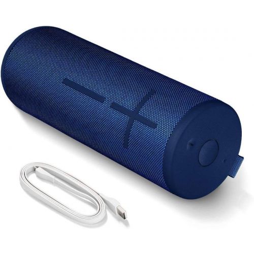 로지텍 Logitech Ultimate Ears Megaboom 3 Portable Bluetooth Wireless Speaker (Waterproof), Comes with Cable ONLY - (Charger NOT Included) ? Moon