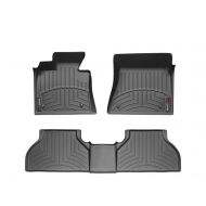 WeatherTech 2015 Chevy Tahoe Black Complete Set (1st 2nd & 3rd Row) w/ 2nd row bucket