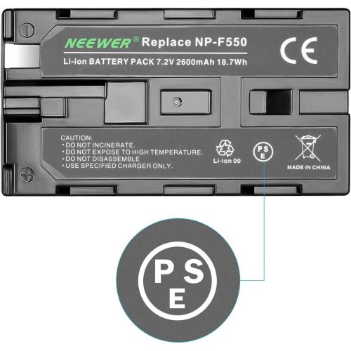 니워 Neewer F100 7 Inch Camera Field Monitor HD Video Assist Slim IPS 1280x800 4K HDMI Input 1080p with 2600mAh Li-ion Battery/USB Charger for DSLR Cameras, Handheld Stabilizer, Film Vi