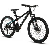 HH HILAND Hiland 26 Inch Mountain Bike Aluminum Frame 21 Speed MTB Bicycle with Suspension Fork
