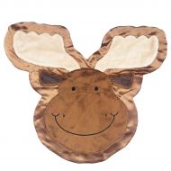 Happy Blankie Premium Heirloom Comfort Blanket for Kids ~ Monty The Moose (Medium)