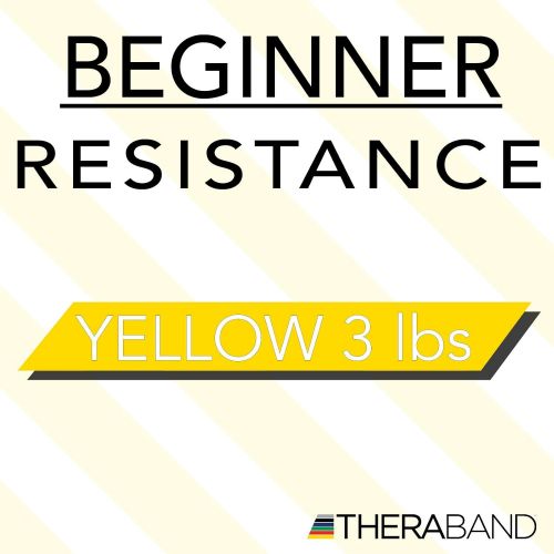  TheraBand Resistance Band 25 Yard Roll, Gold Max Strength Elite Non-Latex Professional Elastic Bands For Upper & Lower Body Exercise, Physical Therapy, Pilates, & Rehab, Dispenser