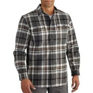 Carhartt Mens 102216 Hubbard Classic Plaid Shirt - XX-Large - Carbon Heather