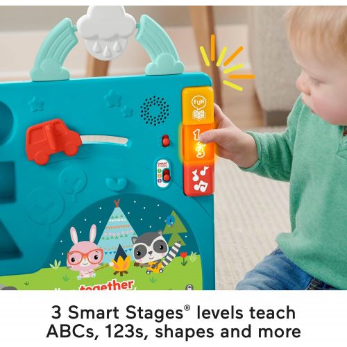  Fisher-Price Sit-to-Stand Giant Activity Book, Electronic Learning Toy and Activity Center for Infants and Toddlers Ages 6 Months to 3 Years