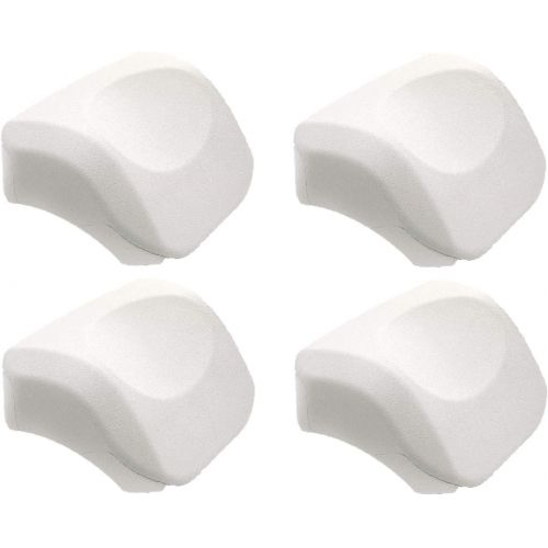 인텍스 Intex PureSpa Cushioned Foam Headrest Pillow Hot Tub Spa Accessory, White 4 Pack
