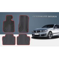 HD-Mart Car Floor Mat for BMW 3/4 Series Custom Fit F30 F31 F32 F33 F36 2012-2013-2014-2015-2016-2017-2018,Rubber All Weather Heavy Duty & Odorless