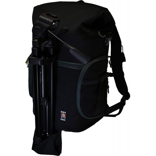  Ape Case, Maxess Rolltop, Black, Water-resistant, Backpack, Camera bag (ACPRO3000)