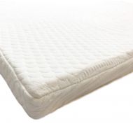 OrganicTextiles Organic Latex Mattress Topper, With Organic Cotton Topper Cover For Extended Durability - California King Size, FIRM 2