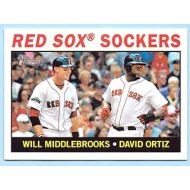 David Ortiz, Will Middlebrooks 2013 Topps Heritage #155 - Boston Red Sox