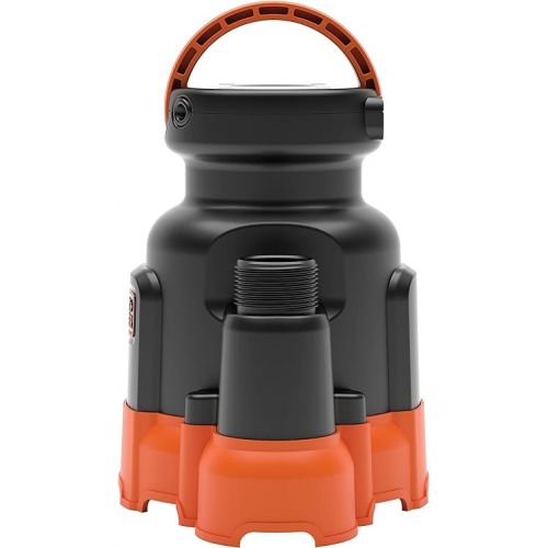  Black+Decker 1/3 HP Submersible Water/Utility Pump, Pumps up to 2500 GPH